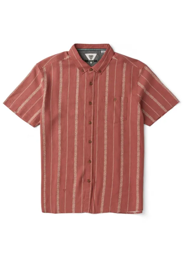 Vissla Lost Coast SS Shirt Retro Red