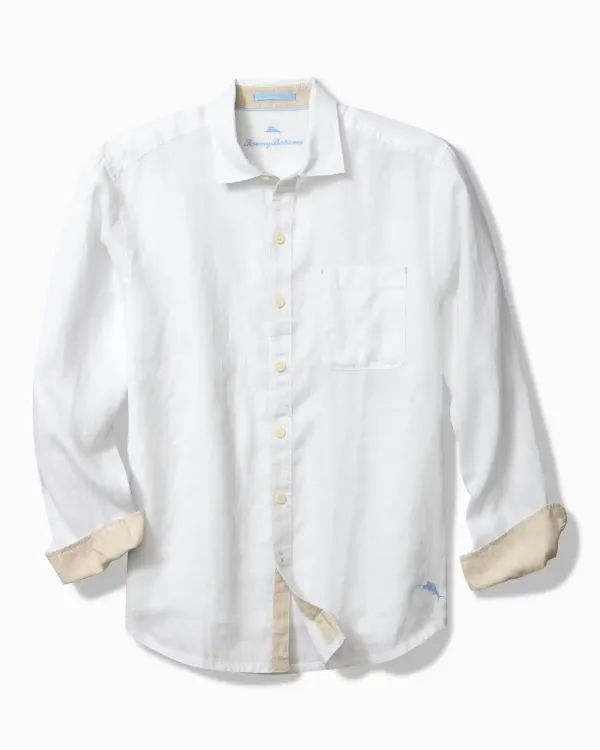 Tommy Bahama L/S Paradise Breezer White