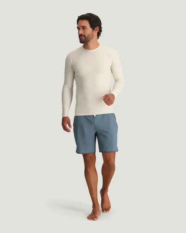 Free Fly Men's Pinnacle Rash Guard Birch