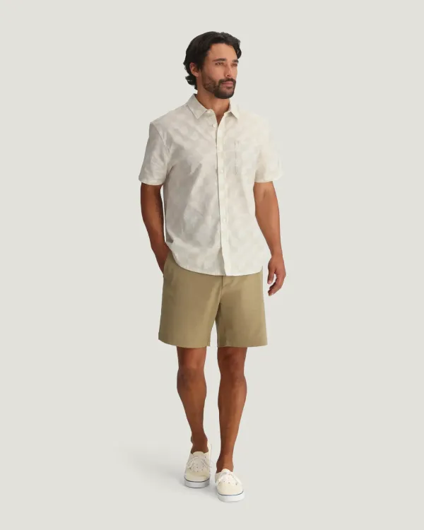 Free Fly Harbor Short Sleeve Sea Scallop Print