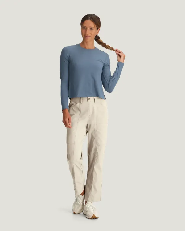 Free Fly Women's Topogrid Pan Stone
