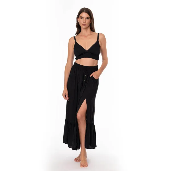 Jantzen Nicole Long Skirt Black