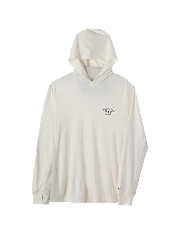 Dark Seas Bimini UV Hooded LS Off White