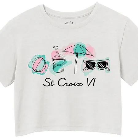 Legacy Athletic The Splash Girls T Heather Canvas