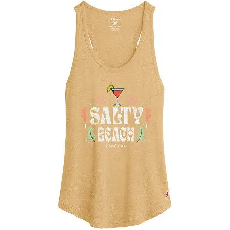 Legacy Athletic Salty Beach V-Neck Heather Varsity Gold