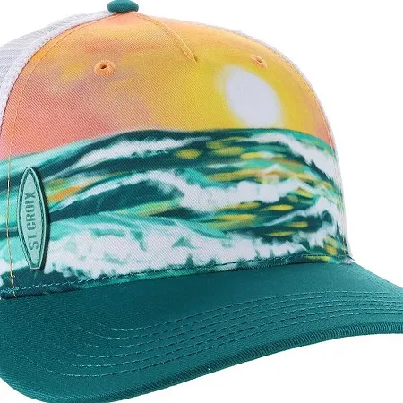 Legacy Athletic St Croix Tag Trucker Wave Rider Aqua