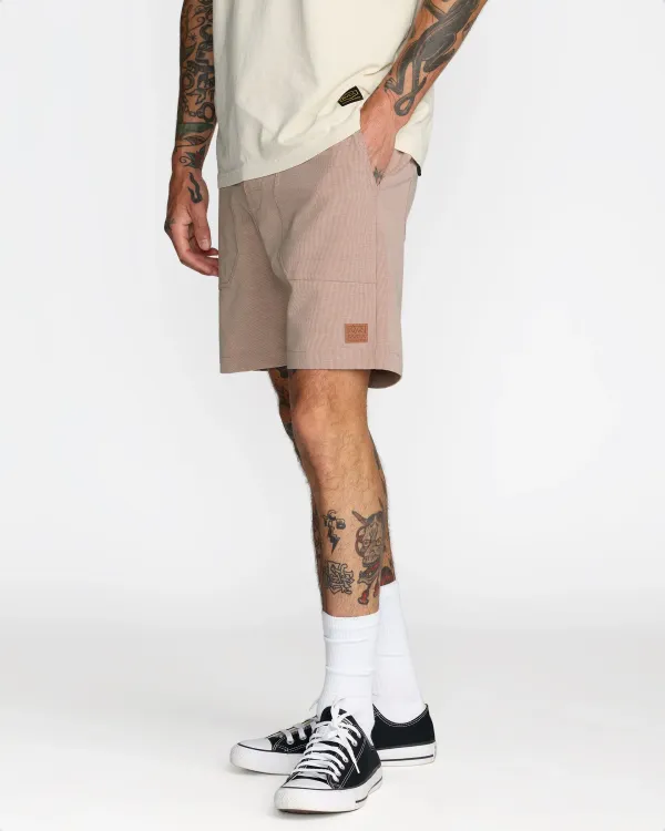 RVCA Brophy Hybrid 18" Short Sonora Brown