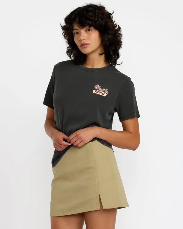 RVCA Reform Skirt Olive Grey