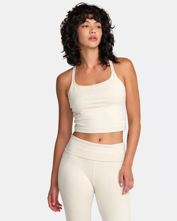 RVCA VA Strappy Top Vintage White