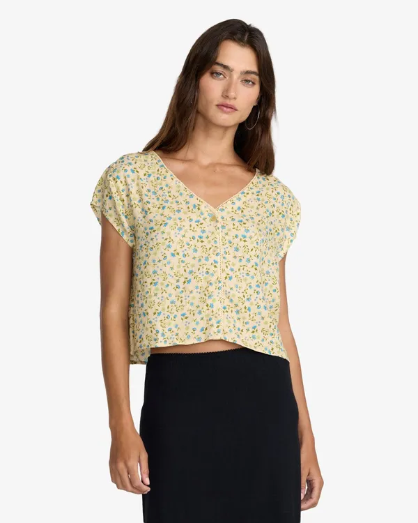 RVCA Amalfi SS Light Tan