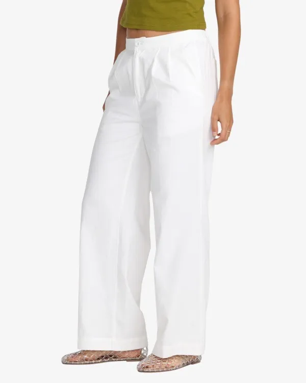 RVCA Latitude Trouser Pant WHISPER WHITE
