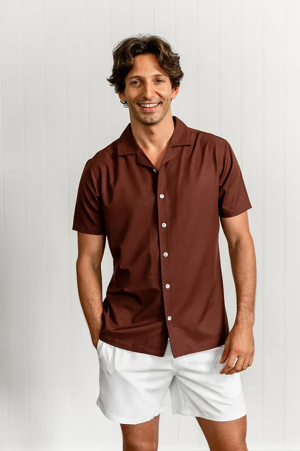 Nashie Men's Nashie Short S Chocolate Brown