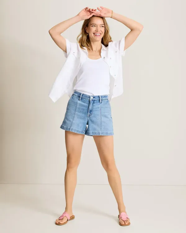 Tommy Bahama 4" Relaxed Jean Short Villa Real Wash