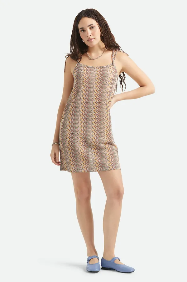 Brixton, LLC The Cabana Mesh Tuni Multi Color Zigzag