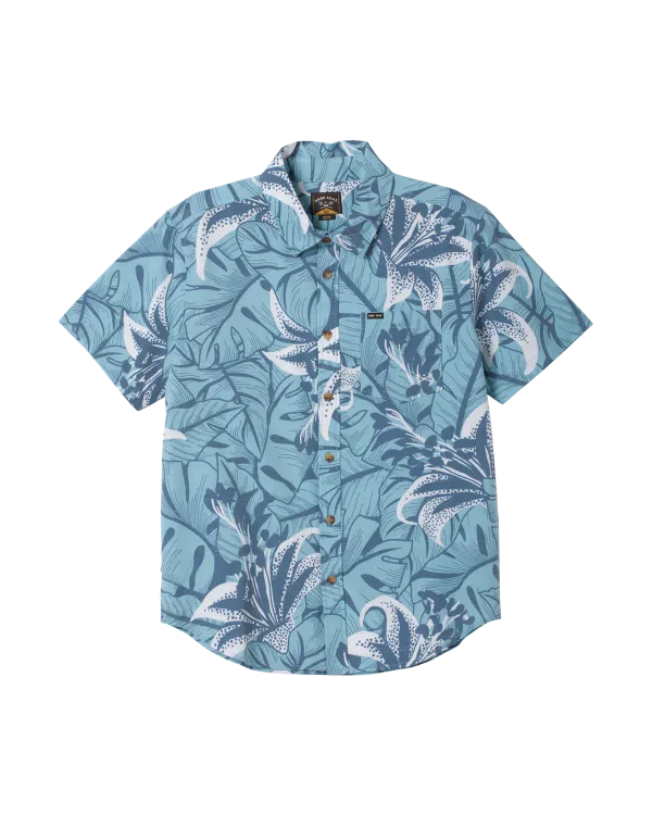 Dark Seas Webster SS UV Shirt Blue