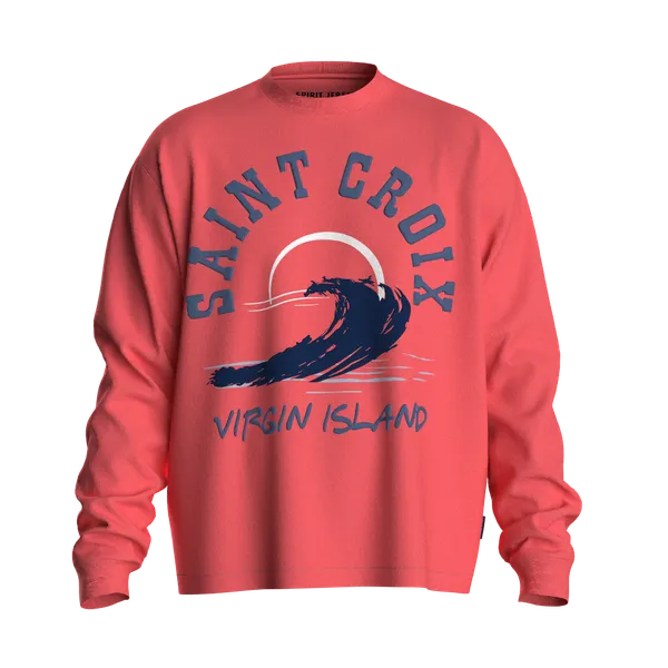 Spirit Activewear Relax & Unwind Wave Sunset Coral
