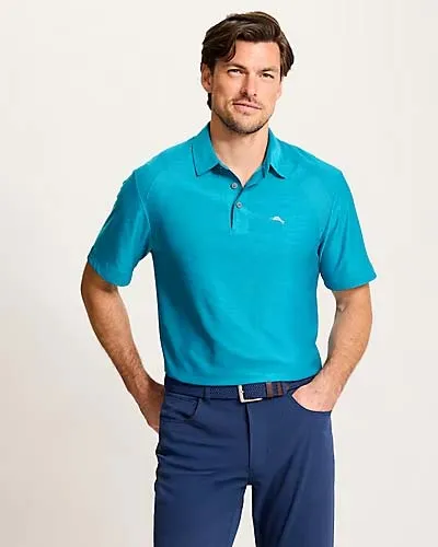 Tommy Bahama Palm Coast Pro Polo Voyager Blue