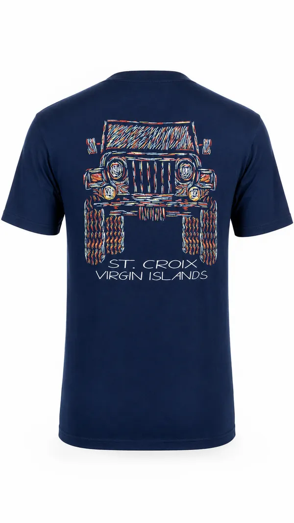 ITS Classics Inc Linepainted Jeep Navy