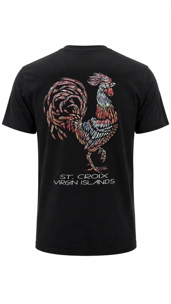 ITS Classics Inc Linepainted Rooster Black