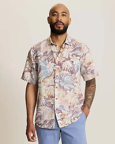 Tommy Bahama Sand Linen Sunset Ombre Del Fuego