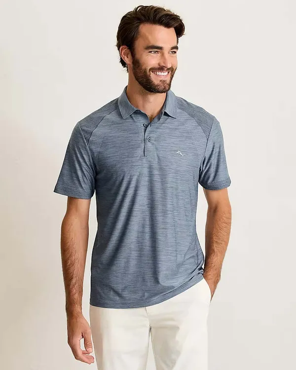 Tommy Bahama Palm Coast Pro Polo Turbulence