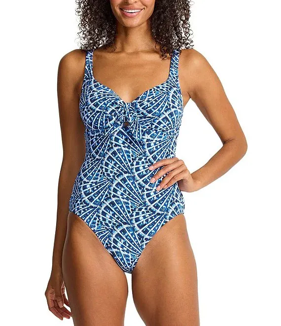 Tommy Bahama IC Shell Cove Tie 1 Piece Indigo Tide
