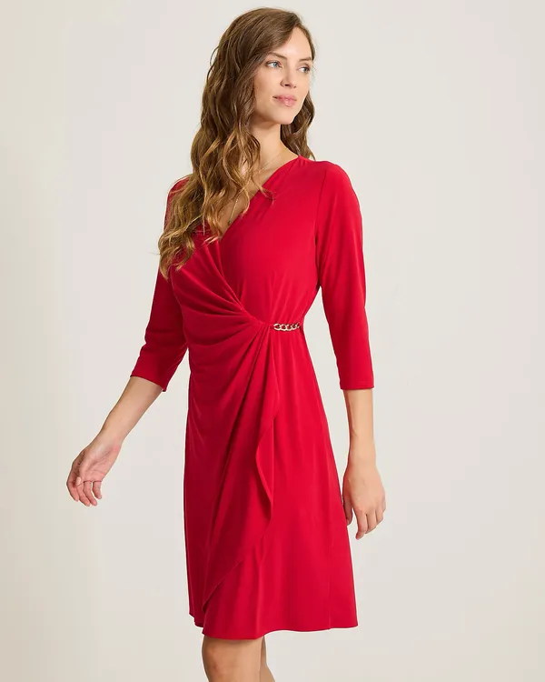 Tommy Bahama Clara 3/4 Sleeve Cha TANGO RED