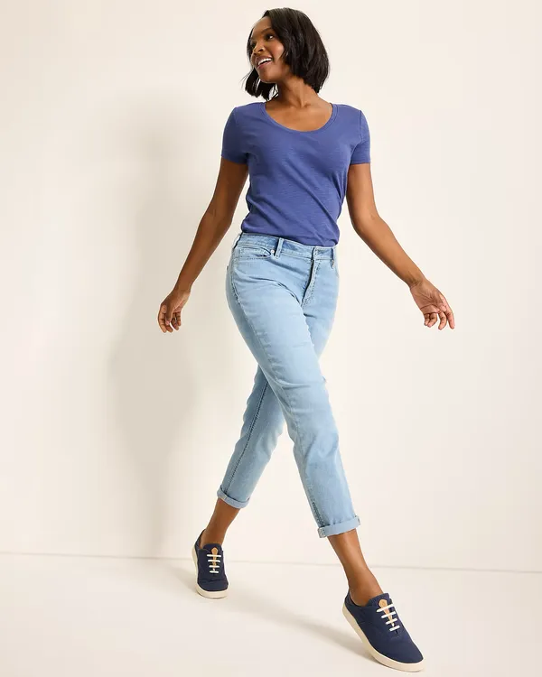 Tommy Bahama Indigo Mid Rise Slim Sunset Blue Wash