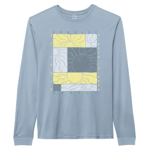 Legacy Athletic Sunshot Long Sleeve Tee Blue Fog
