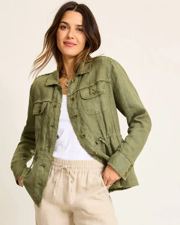Tommy Bahama Two Palms Utility Jacket TEA LEAF