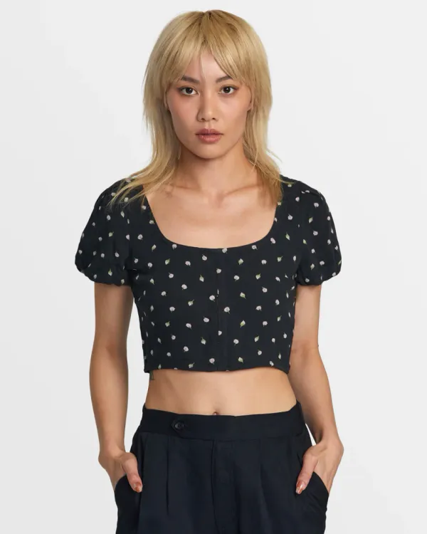 RVCA Nova Crop Top Peach Whip