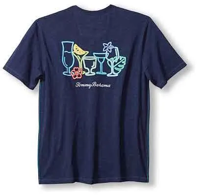 Tommy Bahama Electric Buzz SS Lux Tee ISLAND NAVY