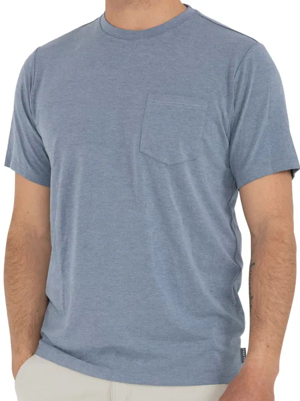 Free Fly Men's Bamboo Flex Pocket Tee DUSK