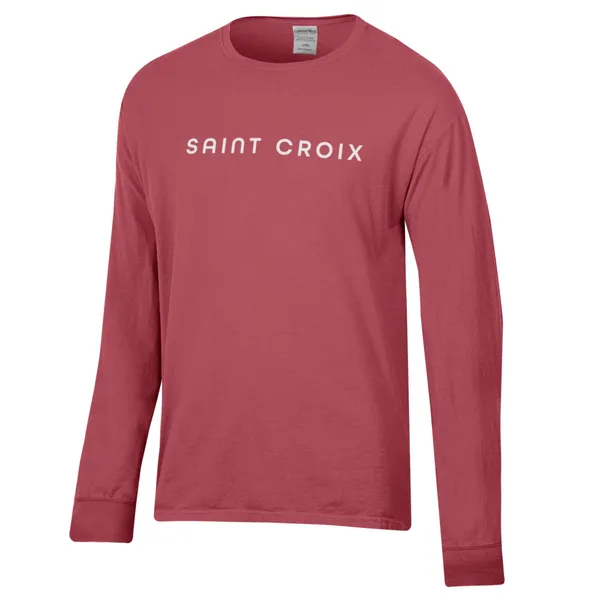 Gear For Sports Saint Croix Comfort Wash L/S Tee Crimson Fall