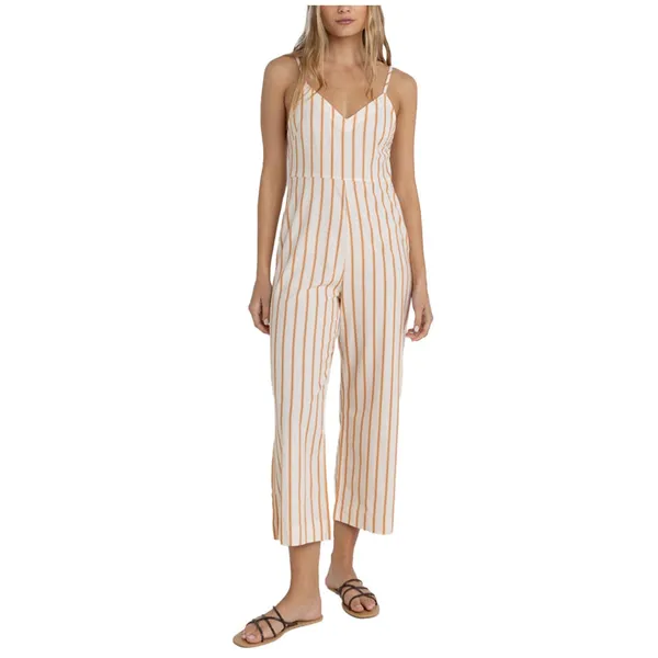 Rhythm Tide Stripe Jumpsuit Natural