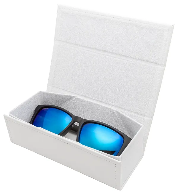 Abaco Folding Sunglass Case White