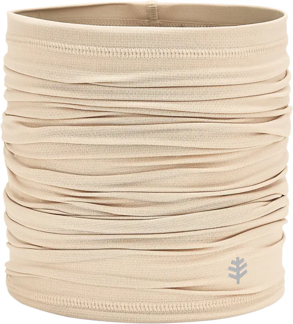 Coolibar La Plata UV Neck Gaiter Beige