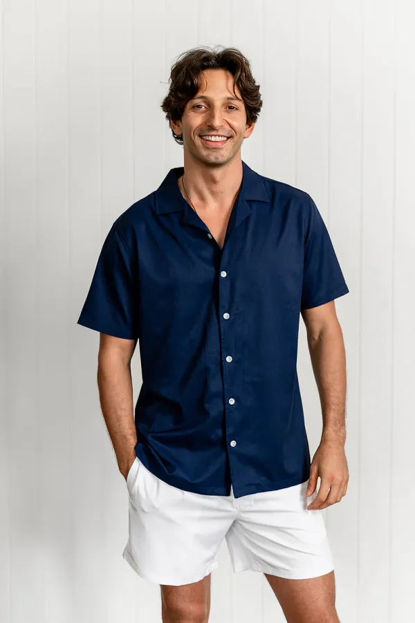 Nashie Men's Nashie Short Sleeve Navy Blue