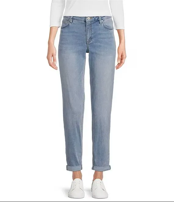 Tommy Bahama Leila MR Slim Boyfriend MID BLUE WASH