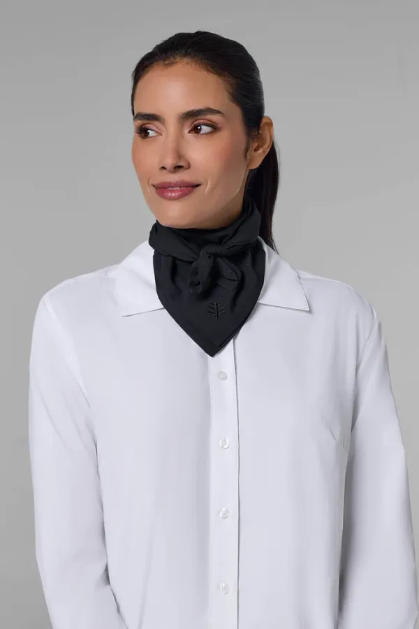 Coolibar Mackinac Sun Bandana Black