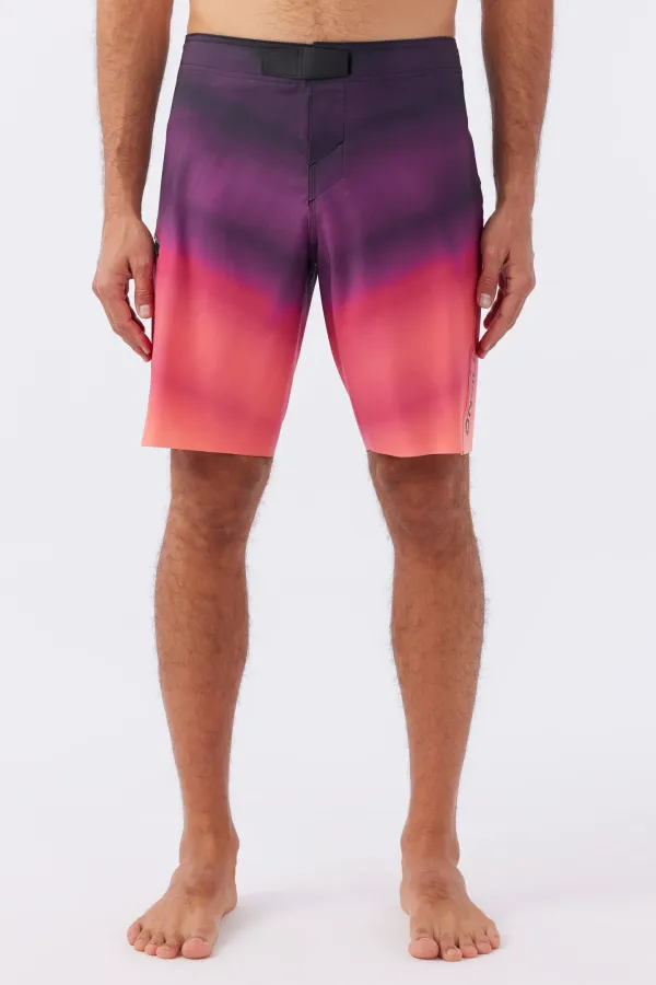 O'Neill Clothing Hyperfreak Hydro Tech 19" Boardshort Coral