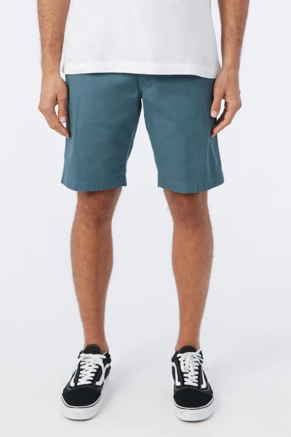 O'Neill Clothing Jay Stretch Chino 20" Shorts Cadet Blue