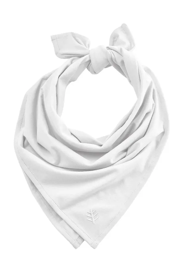Coolibar Sanibel Everyday Beach Bandana White