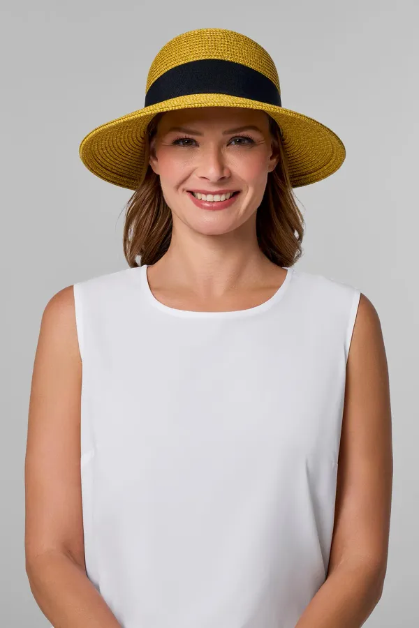 Coolibar Women's Clara Sun Hat Natural