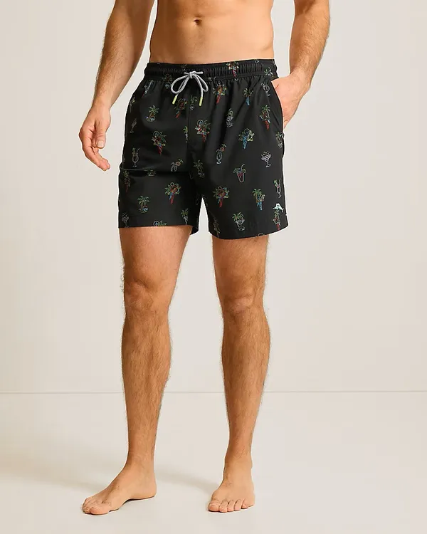 Tommy Bahama Naples Neon Sips 6in Matte Black
