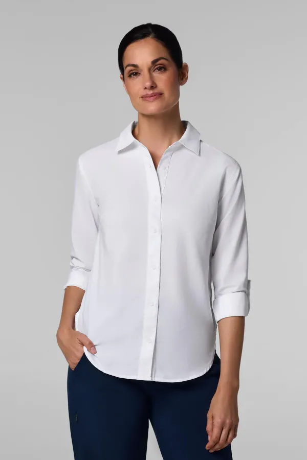 Coolibar Hepburn Shirt White