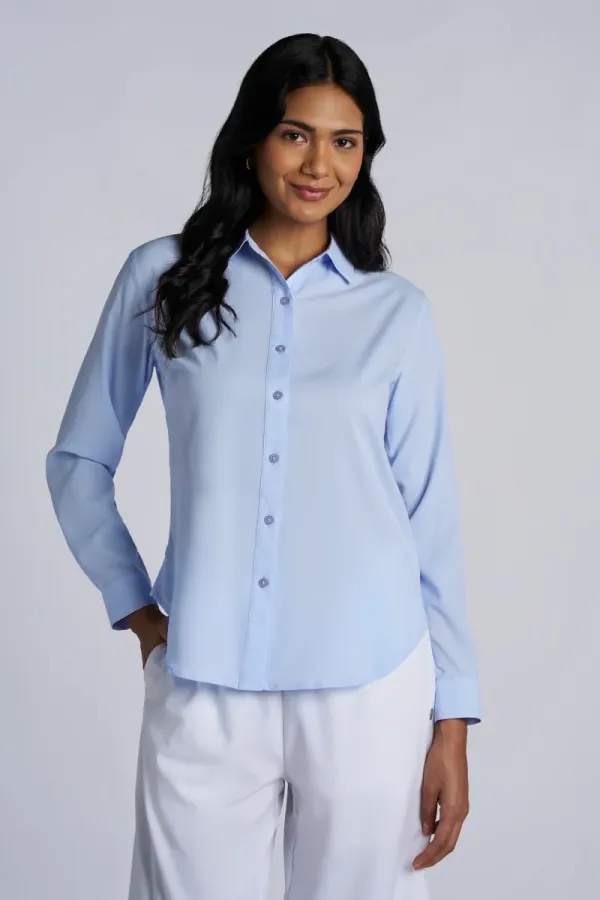 Coolibar Rhodes Shirt Periwinkle