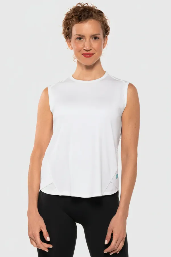 Coolibar Accelera Tank White