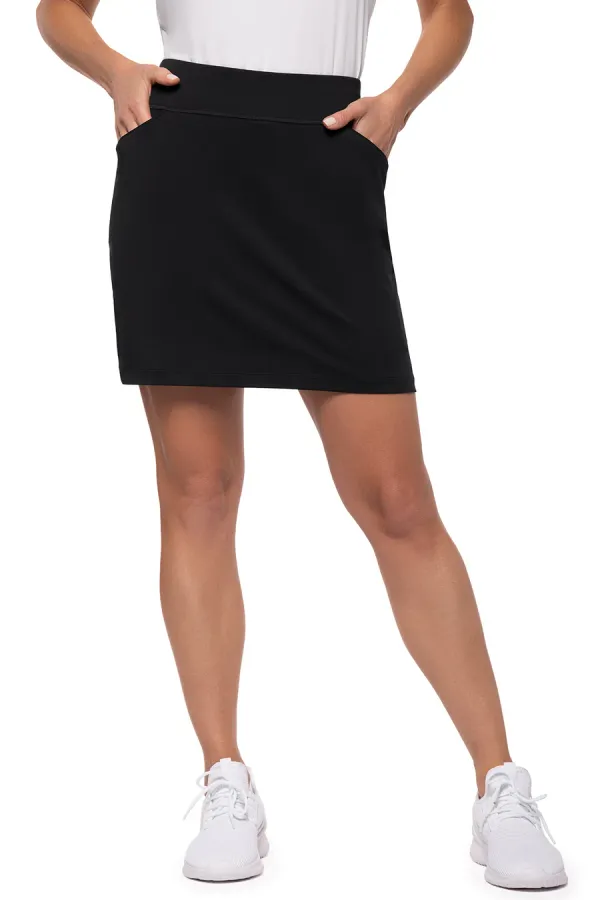 Coolibar Corta Performance Skort Black