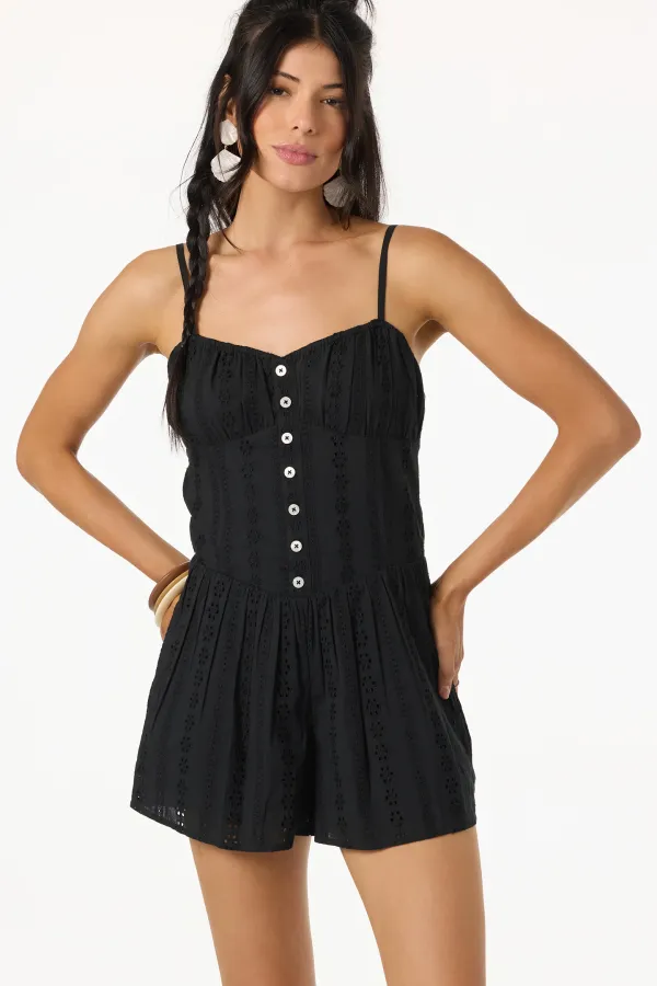 O'Neill Clothing Olive Romper Black